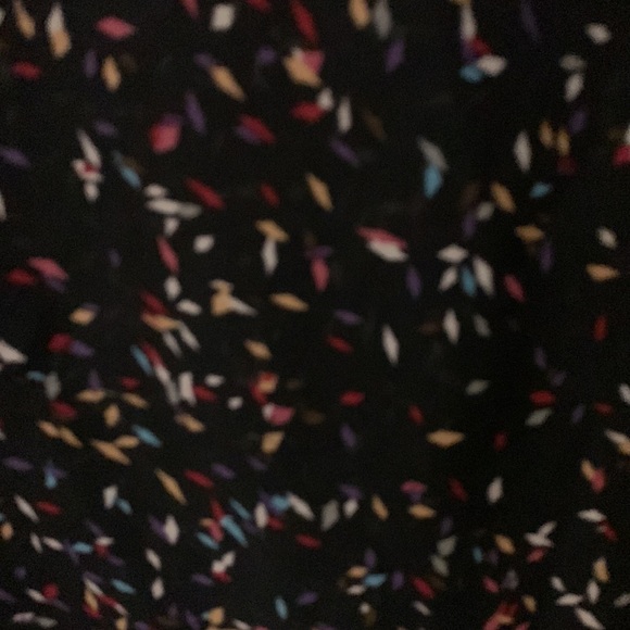 Black polyester with color specks - Picture 2 of 3